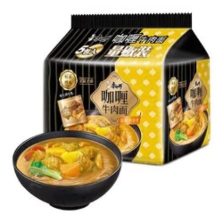 康师傅经典五入-咖喱牛肉 KSF Instant Noodles-Artificial Beef Curry Flavour 5 in 1