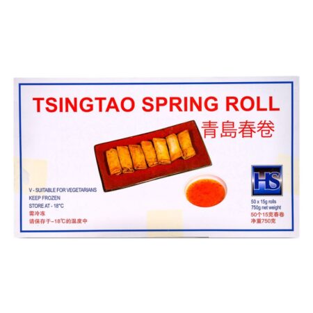 青岛春卷 750g Frozen Tsing Tao Spring Rolls 750g（50pcs）