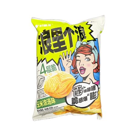 好丽友浪里个浪 玉米浓汤味*65g Orion Corn Chips Corn Soup Flavor