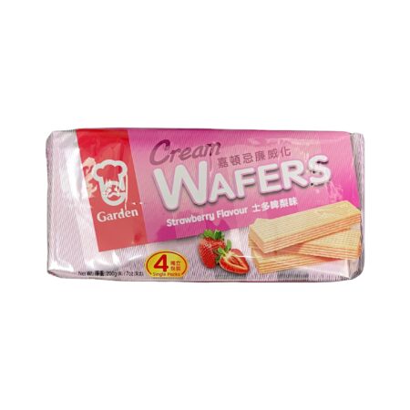 嘉顿威化饼 草莓味*200g Garden Strawberry Flavour Wafer 200g