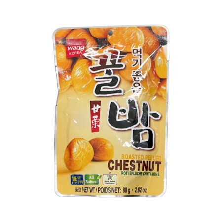 WANG烤栗子-去皮 80g WANG Roasted Peeled Chestnut with Sugar（Kkulbam）80g