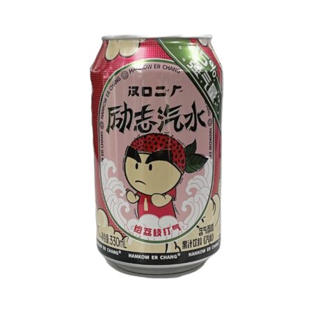 汉口二厂含气荔枝果汁饮料 罐装 330ml HKEC Juice Lychee Sparking