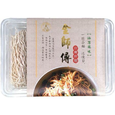 金师傅台湾拌面-刀削面 蒜香麻辣味 570g JSF Taiwan Dry Noodle- Sliced Noodle Garlic and Spicy Flavor