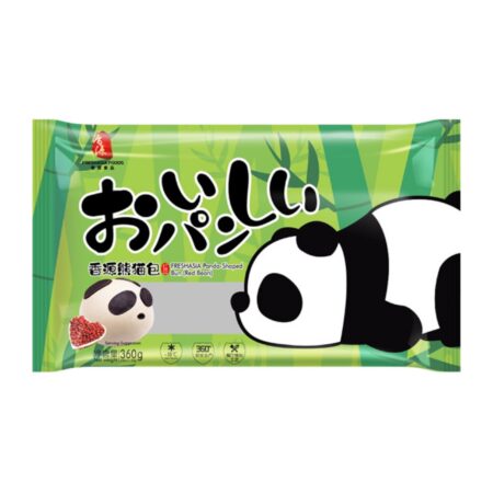 香源熊猫包-红豆 250g Freshasia Panda-shaped Bun (Red Bean)