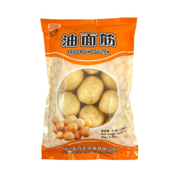 宏万家 油面筋 50g HWJ Fried Round Gluten