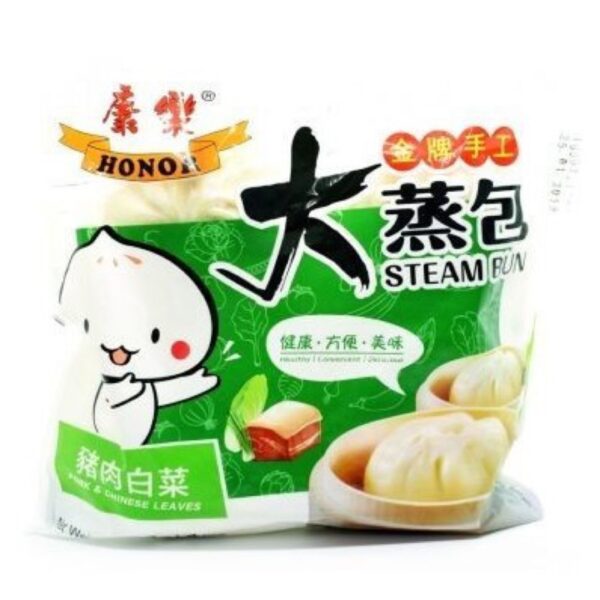 康乐大蒸包-猪肉白菜 600g HR Steam Bun-Pork & Chinese Leaves