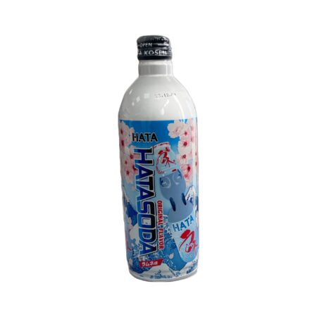 HATA原味铝罐波子汽水 500ml HATA KOSEN Hota Soda Ramune Can 500ml