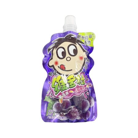 旺旺维多粒果冻爽-葡萄味 115g Want Want Fruit Jelly—Grape