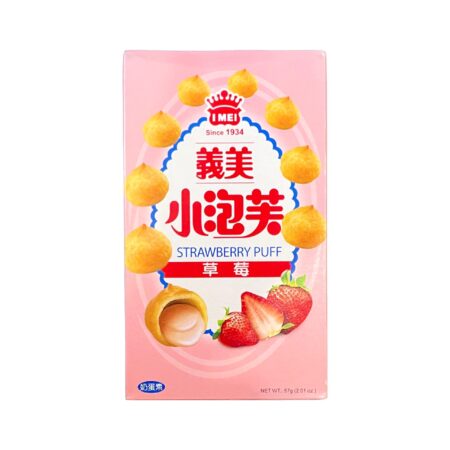 义美小泡芙-草莓味* 57g IM Mini Puff-Strawberry