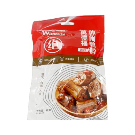 万德福 休闲鸭脖 香辣味 Wanderfort Marinated Spicy Duck Neck 100g