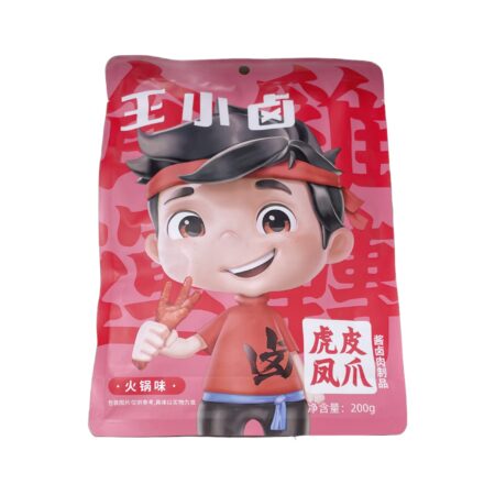 王小卤 虎皮凤爪 火锅味 200g Wang Xiao Lo Tiger Skin Chicken claw (hot pot flavor) 200g