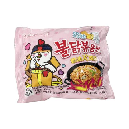 三养 火鸡面拌面-奶油味 130g*SY Cream Spicy Chicken Flavor Noodles 130g