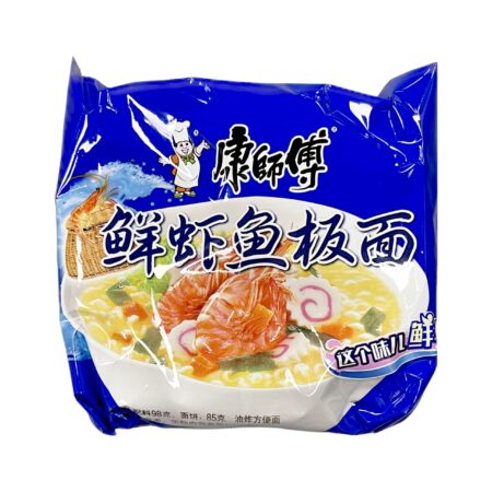 康师傅经典单包-鲜虾鱼板* 98g KSF Instant Noodles Fish Prawn