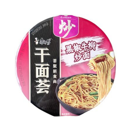 康师傅干面荟-黑椒牛柳炒面*124g KSF Dry Instant Noodle-Black Pepper Beef Noodle