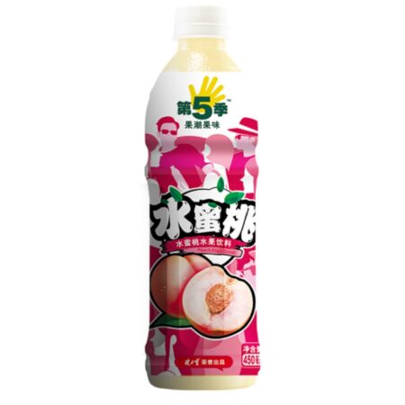 健力宝第五季水果饮料-水蜜桃*450ml JLB S5 Fruit drink peach