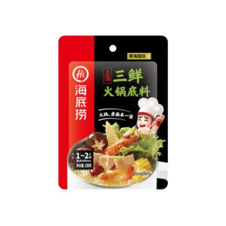 海底捞 上汤三鲜火锅底料一人食 100g HDL Hotpot Base- Three Delicacies Flavor