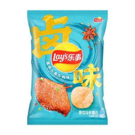 乐事薯片 酱卤五香牛肉*70g Lays Crisps- Braised Beef