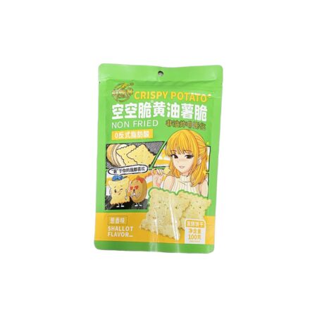 红谷林空空脆薯饼-葱香味 100g HGL Potato Cracker Shallot