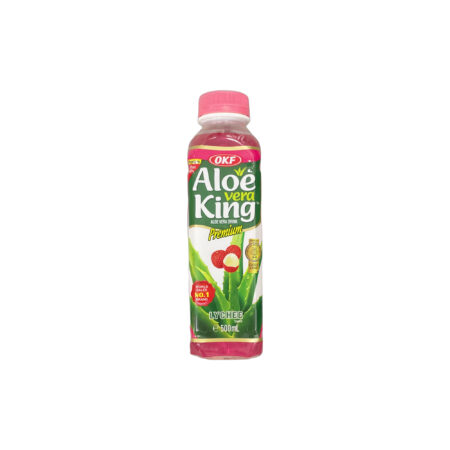 OKF Aloe Vera芦荟汁-荔枝味*500ml Aloe Vera King Lychee Flavor