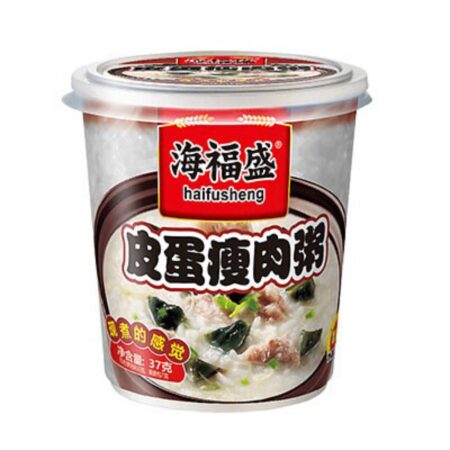 海福盛-皮蛋瘦肉粥*37g HFS Century Egg Flavor Congee