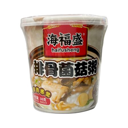 海福盛-排骨菌菇粥*38g HFS Mushroom and Pork Ribs Congee