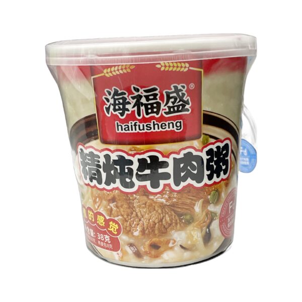 海福盛-精炖牛肉粥*38g HFS Beef Flavor Congee