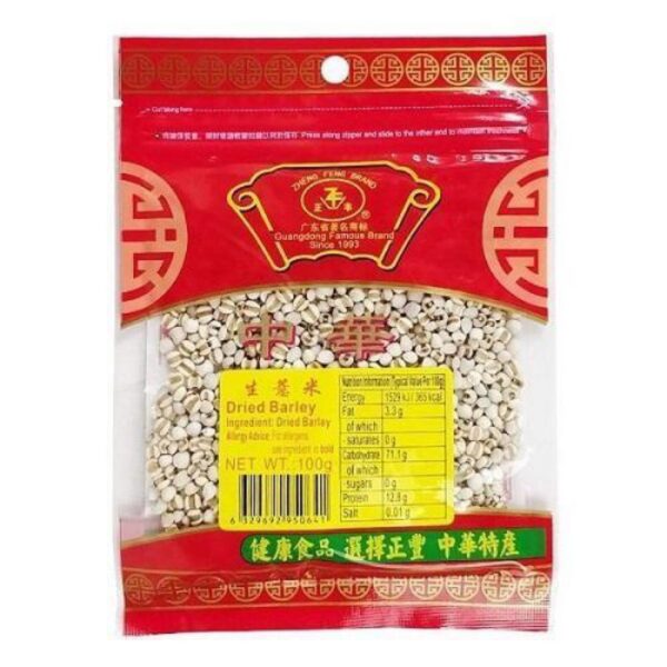 正丰 生薏米 100g ZF Dried Barely