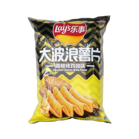 乐事 大波浪薯片 烤鸡味*70g Lay‘s  Potato Chips Grill Chicken Wings