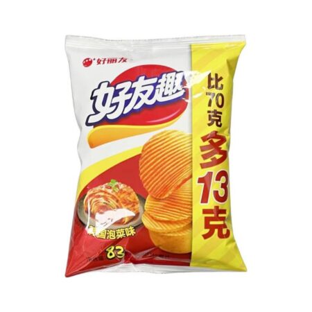 好友趣薯片 韩国泡菜味* 83g HLY Potato Chips Kimchi Flavour