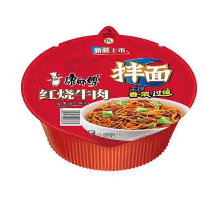 康师傅干拌面-红烧牛肉* 126g KSF- Roast Artificial Beef Flavor(Dry)