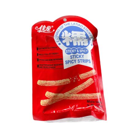 佳龙糯辣条-麻辣味* 102g JL Sticky Spicy Strips-Hot And Spicy Flavor