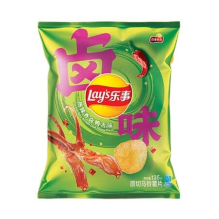 乐事薯片 热辣香卤鸭舌*70g Lays Crisps Spicy Braised Duck Tongue