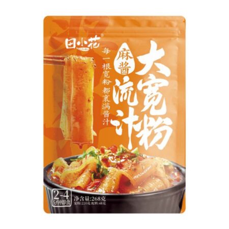 田小花大宽粉-麻酱味 袋装*268g TXH Wide Potato Vermicelli- Sesame Paste