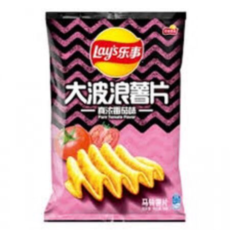 乐事大波浪薯片 番茄味*70g Lay‘s Potato Chip Tomato Flavour