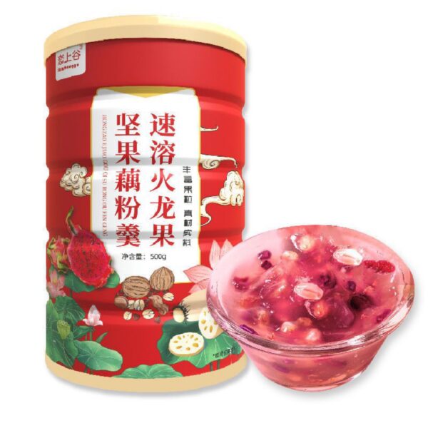 恋上谷 火龙果坚果藕粉羹*500g LSG Dragon Fruit and Nuts Lotus Root