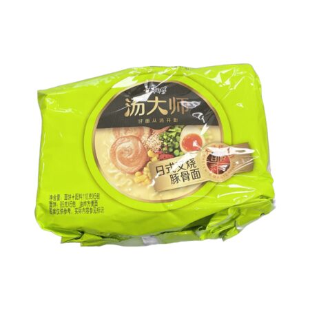 康师傅 汤大师日式叉烧豚骨五连包*110g*5 TDS Japanese Style Roast Pork Bone Instant Noodle