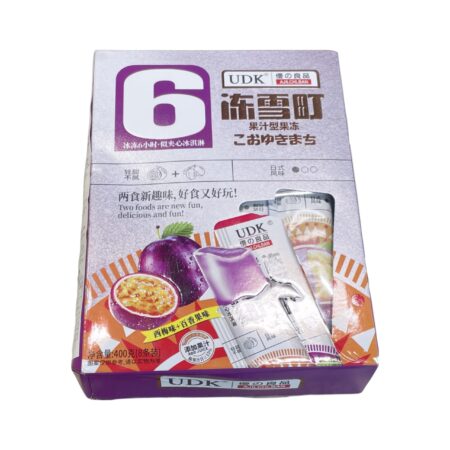 UDK冻雪町果冻-西梅➕百香果 400g Plum and Passion Fruit Konjac Snack