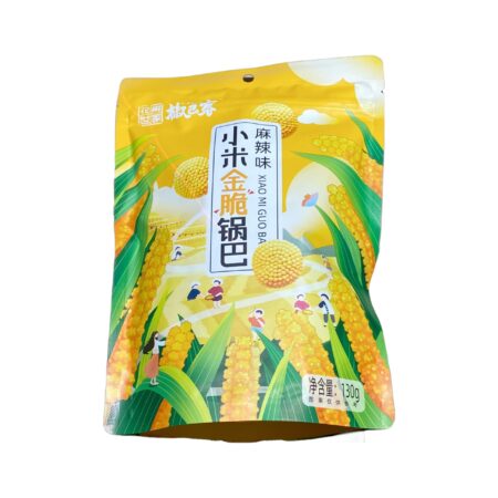 花椒世家 小米锅巴 麻辣 130g HJSJ Crisp Crust-Spicy Flavor