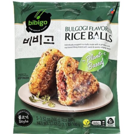 Bibigo韩式烧烤味饭团*500g Bibigo Fried Rice Ball Vegan Bulgogi Flavor