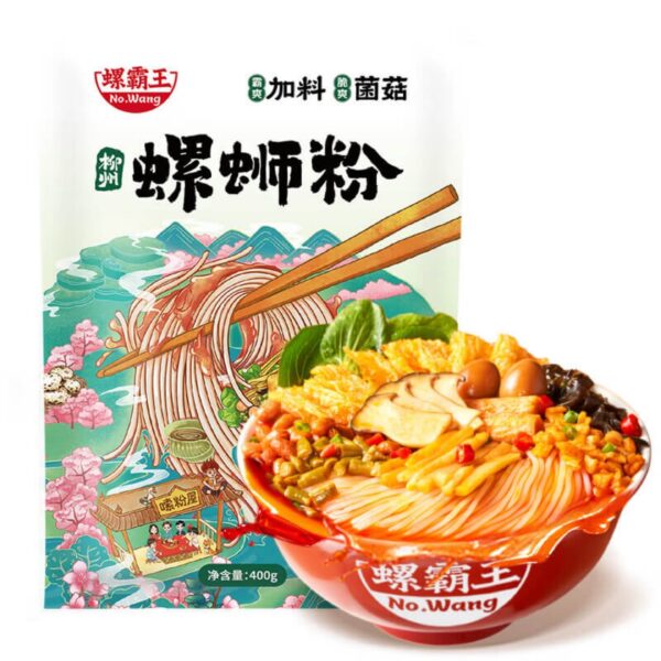 螺霸王 菌菇口螺蛳粉* 400g LBW Instant Vermicelli-Mushroom Flavor