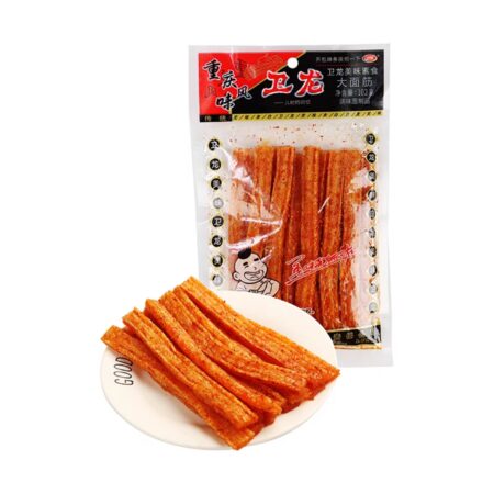 卫龙大面筋-香辣味*102g WL Latiao Gluten Strips-Hot and Spicy